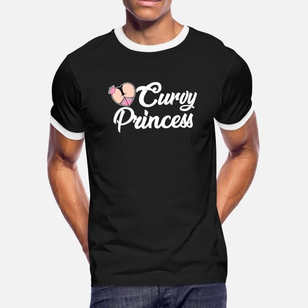 

curvy princess t shirt men printed cotton s-3xl standard loose humor spring autumn family shirt