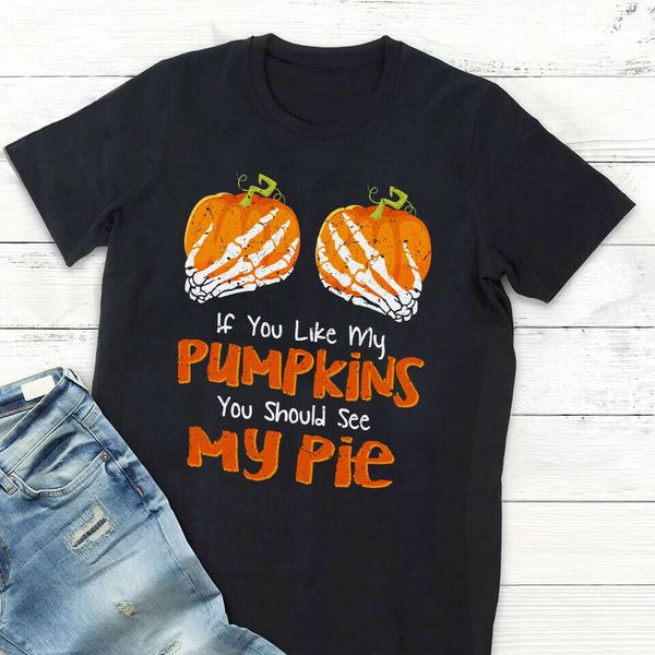 

if you like my pumpkins funny halloween tee t shirt hip-hop t-shirt