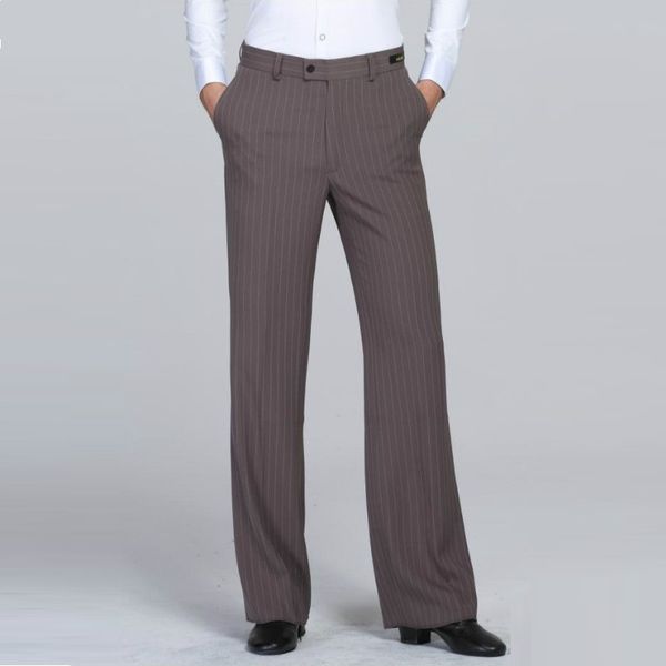 

stage wear male latin dancing trouser men's khiki colors pants samba chacha paso professional ballroom dance clothes b-6975, Black;red