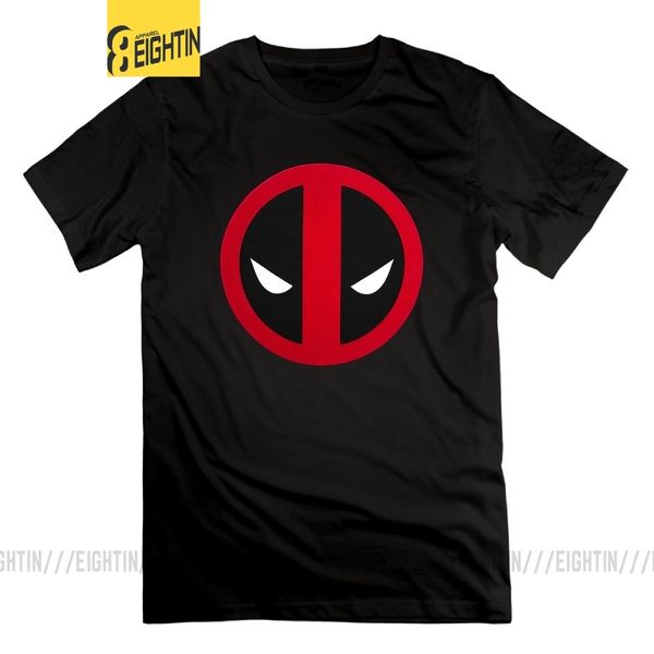 

deadpool logo patch digital t-shirts short sleeve round neck tees clothing men's funny pure cotton t shirt