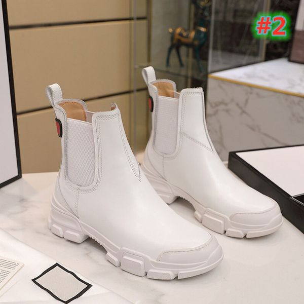 

and fashion brand designer men and women flat-bottomed round-toed boots factory direct martin boots short boots size35-44 with, Black