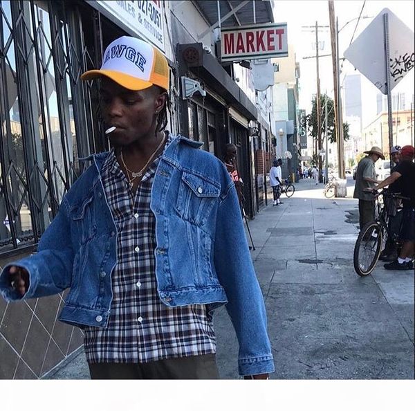 

fashion-awge baseball net cap asap rocky and hip hop street couple cap, Blue;gray