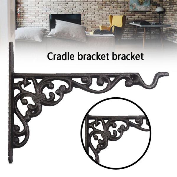 

wall mounted hallway hollowed out flower pots cast iron hanger durable garden