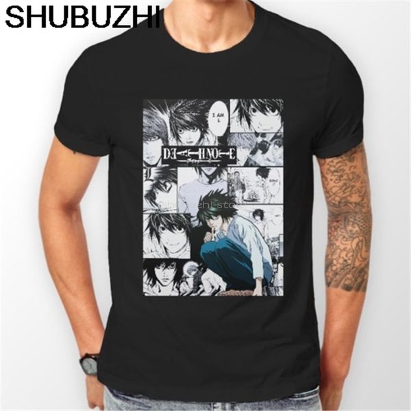 

death note l manga strip kira ryuk anime t shirt t-shirt tee all sizes t-shirt cotton new fashion brand tee shirt sbz5529