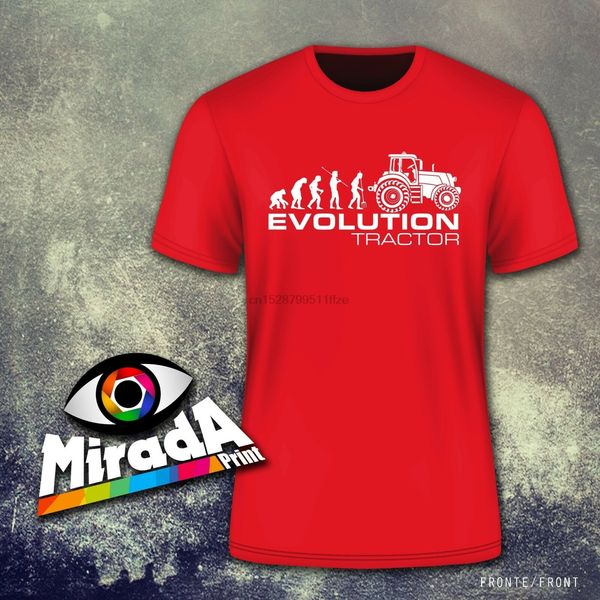 

t-shirt evolution tractor trattore same 2019 summer new brand men hip hop t-shirt casual fitness funny o neck mens t shirts