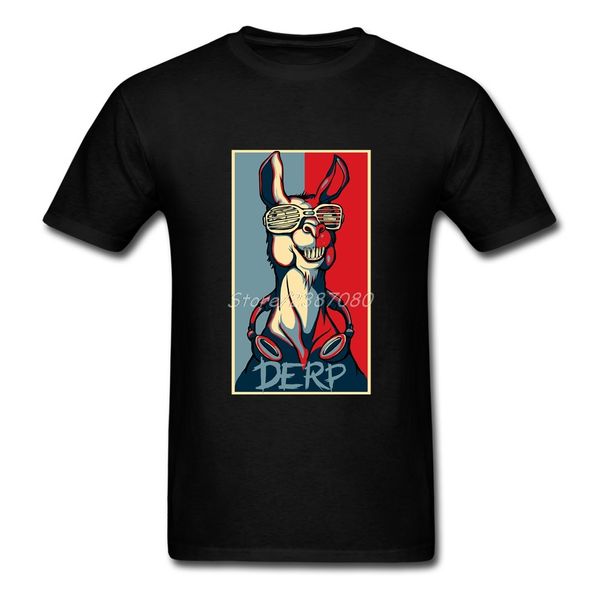 

derp llama t shirt o-neck cotton short sleeve custom tshirt men pop rashguard 3xl t shirts