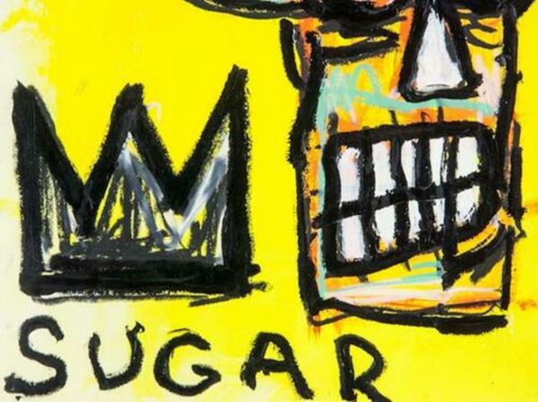 

jean michel basquiat king sugar home decor handpainted &hd print oil painting on canvas wall art canvas pictures 200816