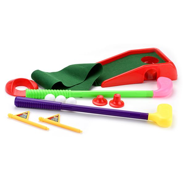 

kid golf set toy indoor play sport game clubs soft handlebar plastic safe baby gift for children golf ball
