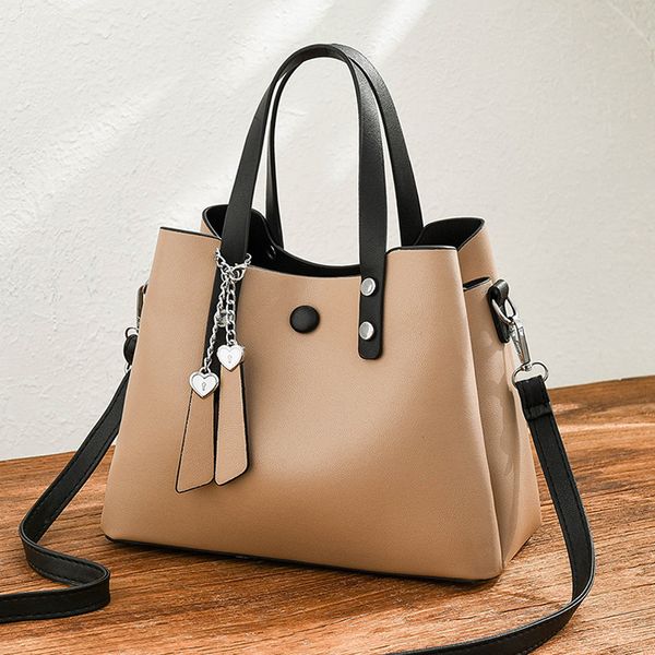 

women's bag new style big bag fashion messenger soft leather one-shoulder hand