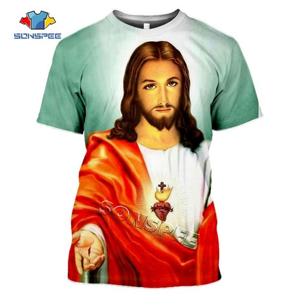 

summer homme clothing god cartoon men religion christ jesus 3d print shirts graphic anime anime men clothing