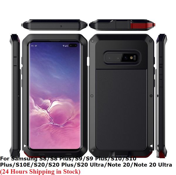 

полная защитная роскошная doom armor metal case ambaze cover для samsung s8 s9 s20 s20plus note10 s10 s10plus s9 s9plus note20 ultra case