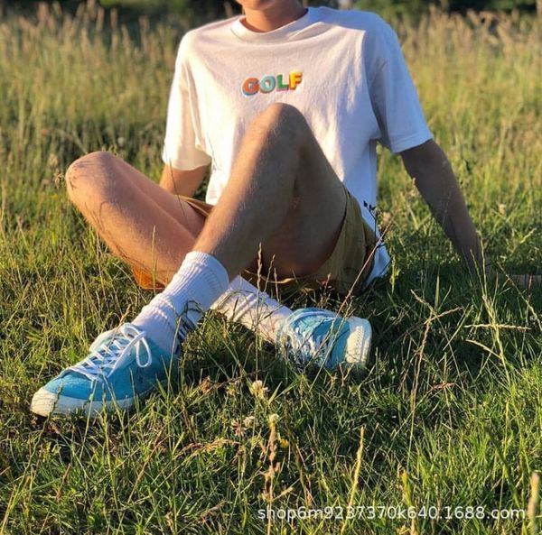 

brand new tyler the creator golf wang flower boy cat rap music golf wang ofwgkta skate men t-shirt men/women hip hop tshirt, White