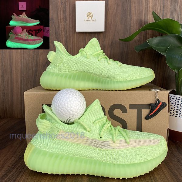 

mens running shoes women runner sneakers kanye west israfil glow in the dark eliada cinder tail light v2 chaussures double box