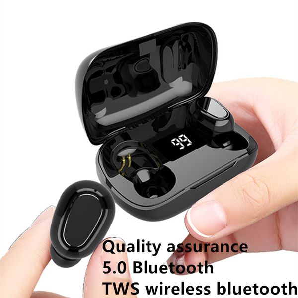 

bluetooth headset wireless bluetooth earplugs l21pro noise reduction binaural call digital display 5.0 mini headset hifi stereo
