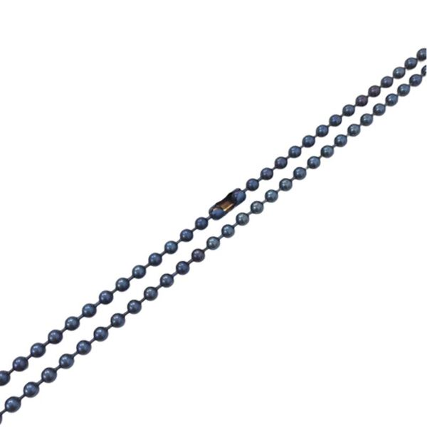 

3mm ball diy necklace ultralight jewelry making rustproof men women bead chain charm bracelet pendant pure titanium accessories, Silver