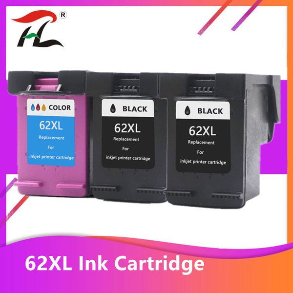 

ink cartridges 3pack cartridge 62xl compatible for 62 xl envy 5540 5640 7640 5646 5541 5740 5742 5745 200 250 printer