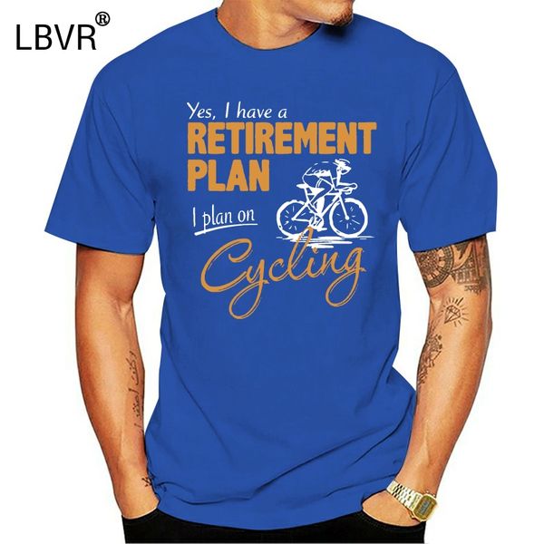 

cycling retirement plan mens funny cyclist t-shirt road racer bike mtb bicycle(1