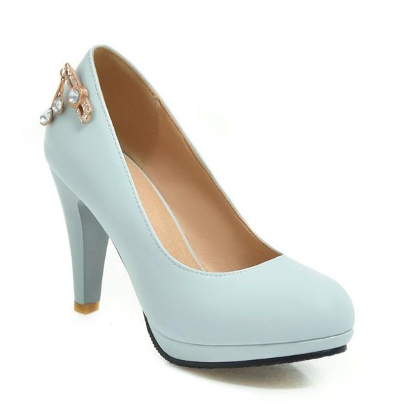 

contracted joker 2020 spring and summer new fashion high with shallow mouth size size 31-47 single woman shoes, Black