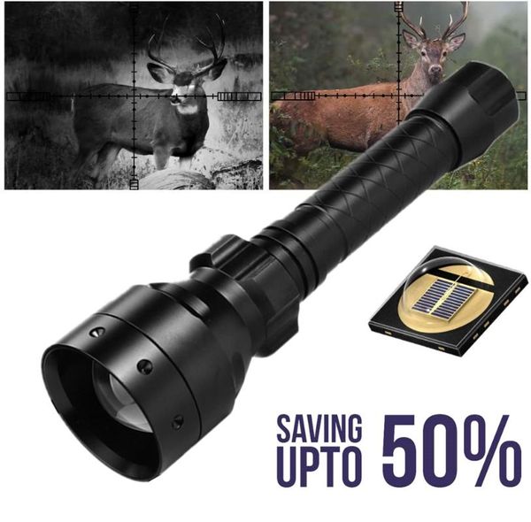 

flashlights torches save 50% zoom led infrared night vision ir 10w 850nm 940nm tactical hunting lamp torch