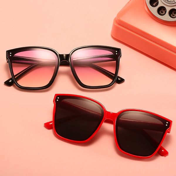 

2020 square kids sunglasses celebrity sun glasses boys girys superstar designer female eyewear uv400, White;black