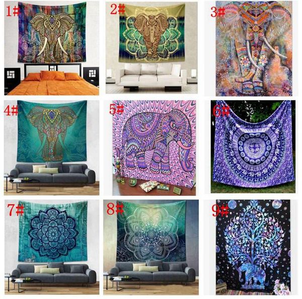 

150*130cm tapestry wall hanging indian mandala bohemian tapestry hippie tapestry polyester wall decor dorm decor kka4499
