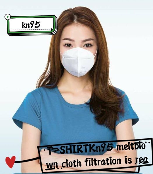 

DHL packaged disposable kn95 mask five layer protection dust, fog and UV protection disposable breathable adult mask for men and women (10 p