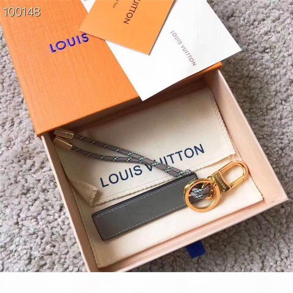 

2019 high qualtiy leather keychain key chain & key ring holder brand key chain designer men women souvenirs car bag keychain jashi02, Silver