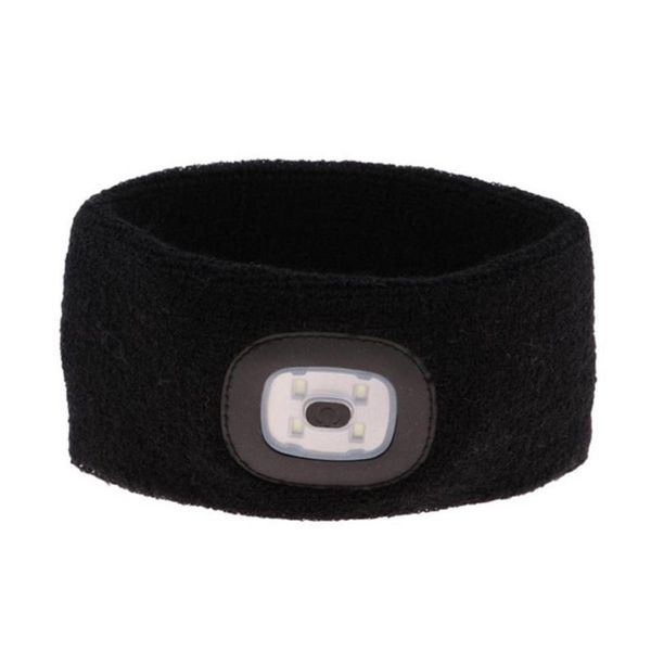 

fishing headband with shone detachable led light women men knitted headlamp hunting sportswear fishing accessories