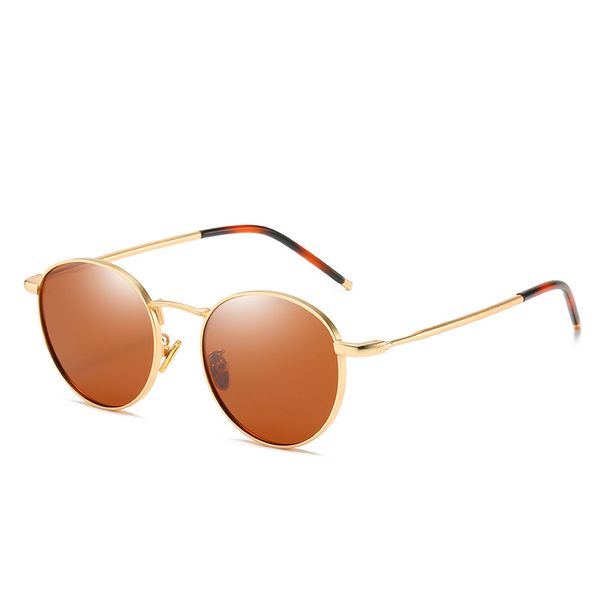 

viodream new korean fashion small round frame female sunglasses polarized sunglasses feminino, White;black