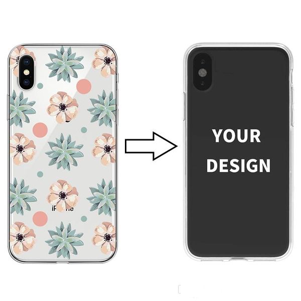 

custom printed soft tpu phone case for iphone x xs xr samsung s10 s10 plus flexiable back cover painted phone shell