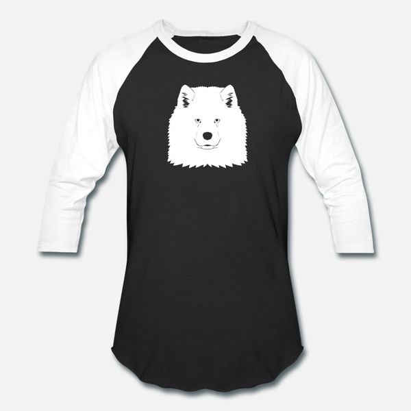

white samoyed dog portrait t shirt men character 100% cotton euro size s-3xl costume graphic new style summer style unique shirt