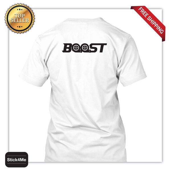 

бесплатная доставка летняя мода boost turbo логотип футболки печать race car shirt logo car on sale! лето мужская одежда