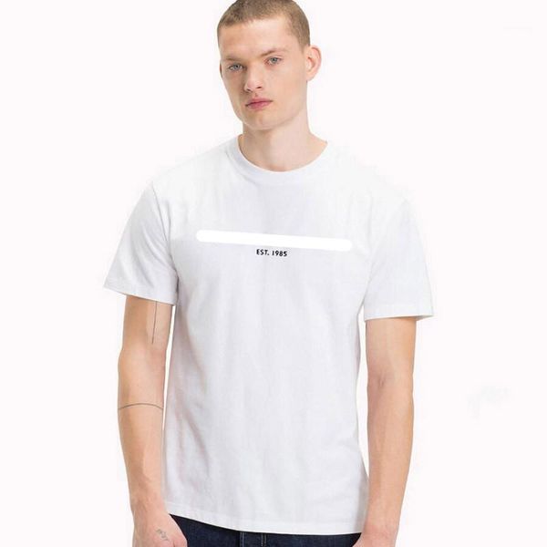 

luxury tshirts crew neck short sleeve solid color homme clothing letter print fashion style casual apparel mens summer designer, White;black