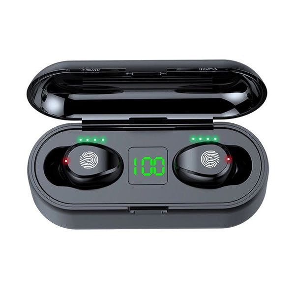 

спорт беспроводные наушники bluetooth 5,0 tws беспроводная связь bluetooth наушники с 2000mah зарядка коробка запуск гарнитуры good два науш