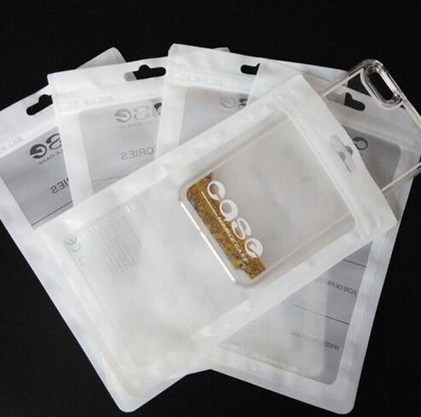 12X20cm Borsa con cerniera in plastica Accessori per telefoni cellulari Custodia per cellulare Custodia per imballaggio Borsa per iPhone12 11 PRO MAX 8 7 6S 6 Plus