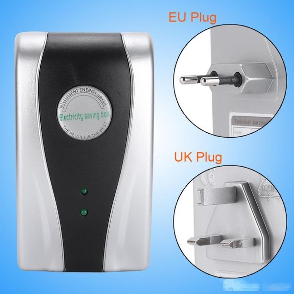 

1pcs new type home energy saver 90v-250v power electricity saving box eu uk plug ing