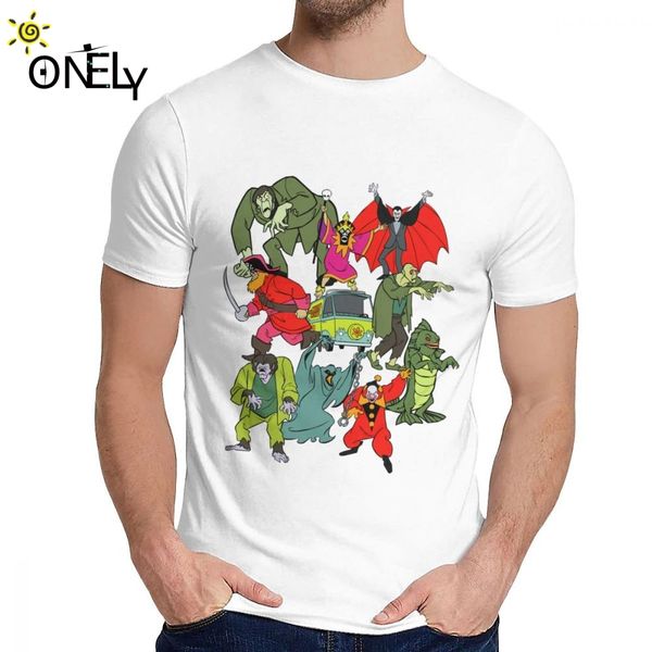 

scooby doo villians t-shirt casual o-neck summer male great us size s-6xl big size short sleeve