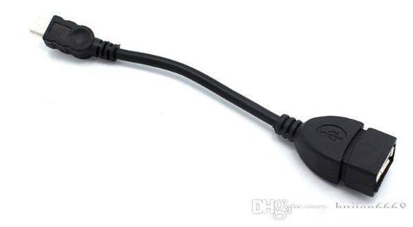 

new black usb a female to mini usb b male car audio conversion adapter otg cable