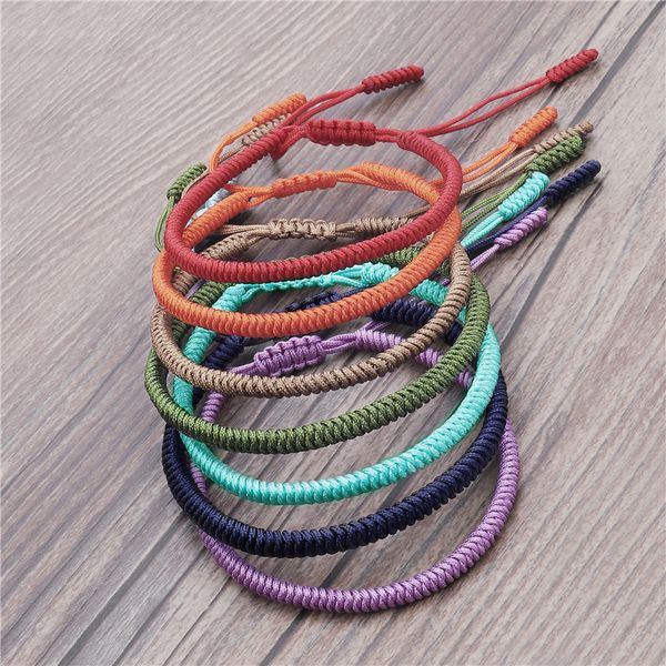 

12 colors charm ethnic couple handmade knitted rope bracelets & bangles for women man lovers fashion hand jewelry children gift, Golden;silver