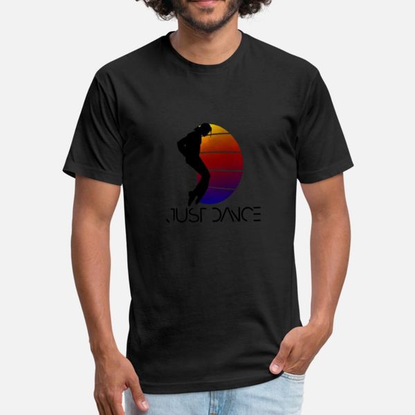 

just dance boy t shirt men printing 100% cotton crew neck trend interesting breathable spring autumn slim shirt