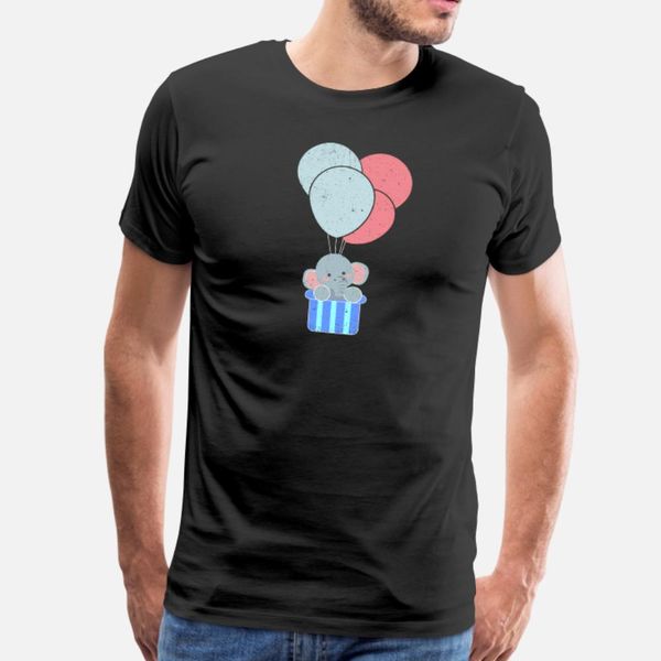 

elephant air balloon elephant lover tee t shirt men customized short sleeve size s-3xl formal famous humor spring vintage shirt
