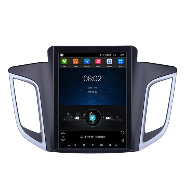 

9.7" android 9.1 gps navigation car radio for 2014-2015 hyundai ix25 hd touchscreen stereo dvd player bluetooth wifi music usb aux