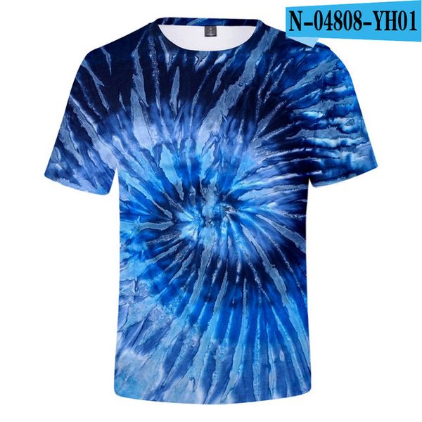 

tie dye colorful psychedelic printed 3d print shirts horror kawaii plus size men clothing