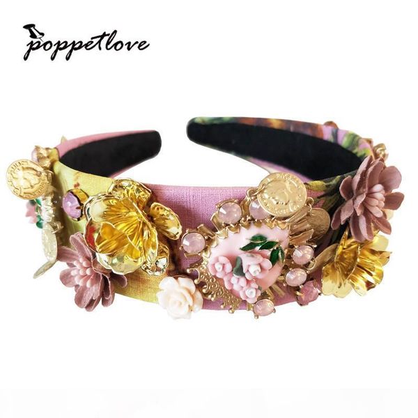 

new lmited edition luxury bride wedding headdress baroque crown vintage fashion cross jewelry ornaments queen women hair jewelry y19061503, Golden;white