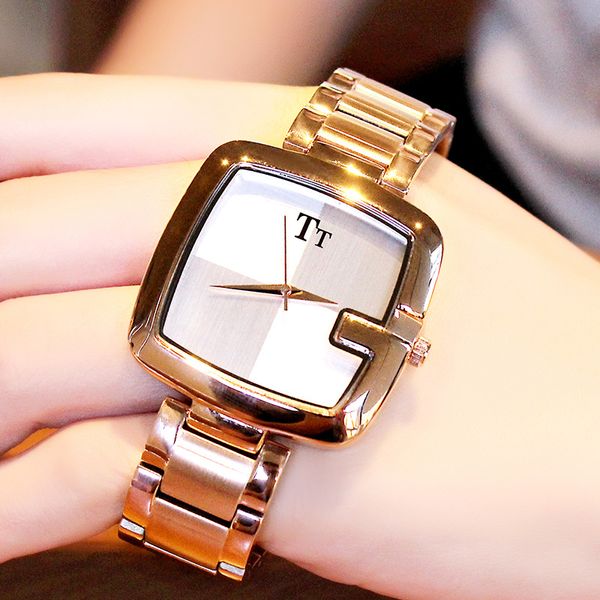 

new arrivals timelimited fashion designers new korean wristwatch fashion watch cool simple dial fashion allmatch watch 15311free, Slivery;brown