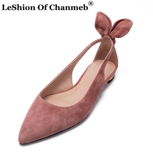 

brand women flat shoes zapatos de mujer sheep suede woman ladies casual flats after party shoes espadrilles cut cat ear footwear, Black