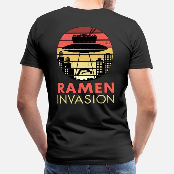 

ramen invasion japanese ramen noodles t shirt men personalized short sleeve s-xxxl family cute fashion spring autumn cool shirt