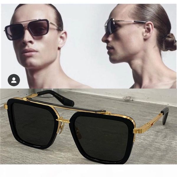 

new luxury sunglasses seven men metal vintage fashion style square frame outdoor protection uv 400 lens eyewear with case, White;black