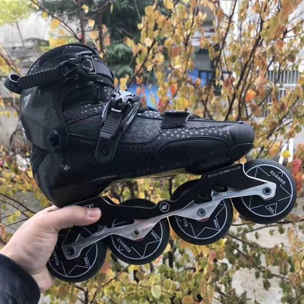

2020 catch carbon fiber professional slalom inline skates roller skating shoes sliding patines similar with igor