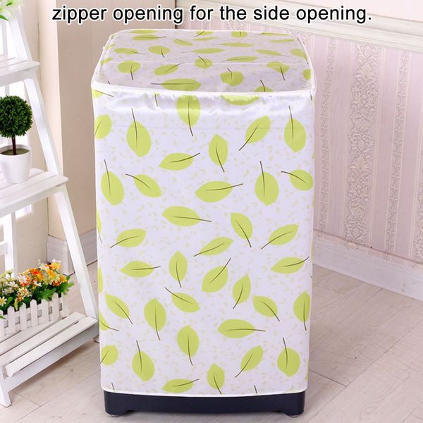 

dust proof bathroom front loading washing machine cover home floral printed case
